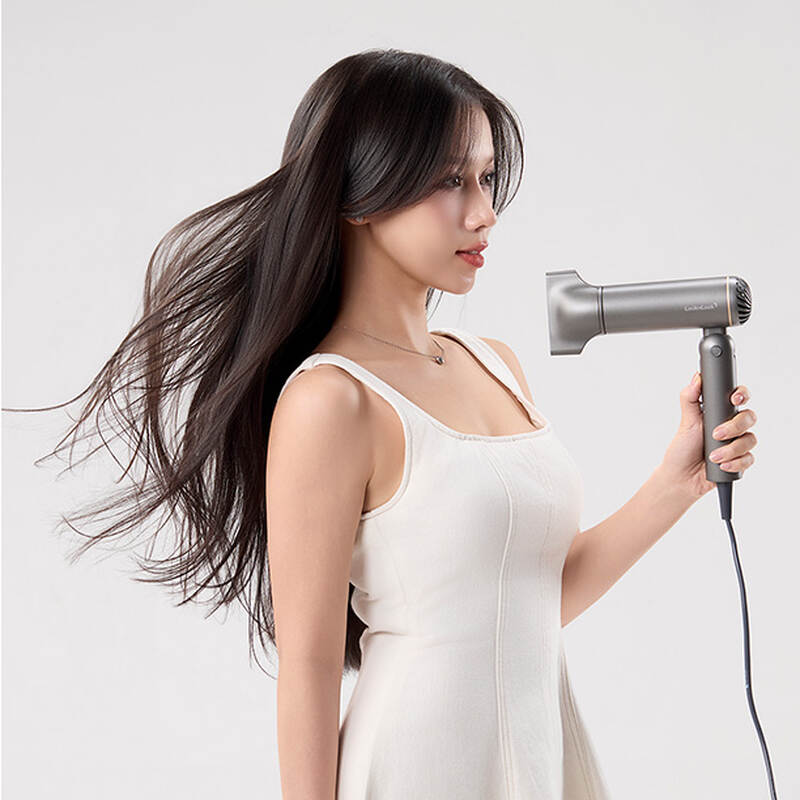 LocknLock Foldable Hair Styling Dryer ENA626GRY – Gray, 1300W, Negative Ion Technology, , large image number null
